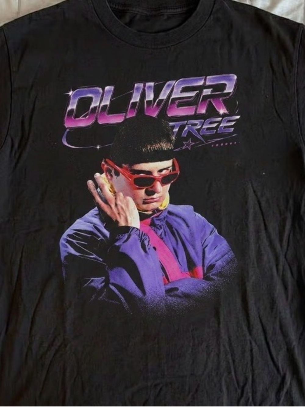 Oliver Tree Black Graphic T-Shirt